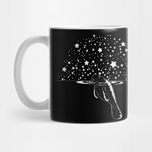 Stargazing manatee (white) Mug